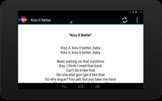 Rihanna Lyrics capture d'écran 3