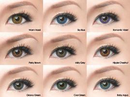 Color Contact Lense plakat