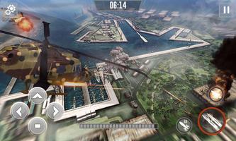 Gunship Battle Hawk Helicopter Ally 3D پوسٹر