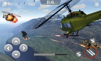 Gunship Battle Hawk Helicopter Ally 3D captura de pantalla 2