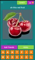 Fruits Quiz For Kids:Food Quiz capture d'écran 1