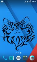 Cat Tribal  Widget/Stickers स्क्रीनशॉट 3