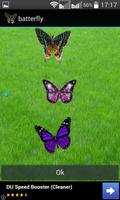 Butterfly Widget/Stickers تصوير الشاشة 1