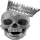 Skull with Diamonds New Widget icône
