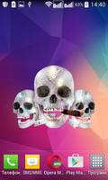 Skull with Diamonds New Widget Affiche