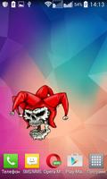 Poster Skull Joker Widget/Stickers