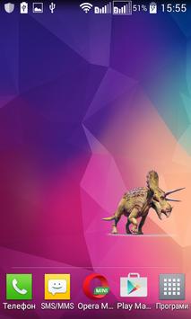 Triceratops Dinosaur Widget screenshot 1