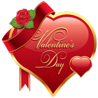 Valentine day Widget/Stickers Zeichen