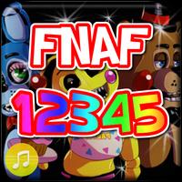 Best FNAF 12345 Songs Affiche