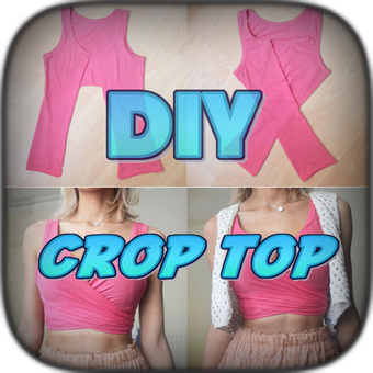 how to make a crop top with a shirt