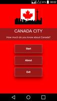 Canada City Quiz: Guess City! Affiche