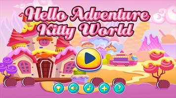 Hello Adventure Kitty World Affiche