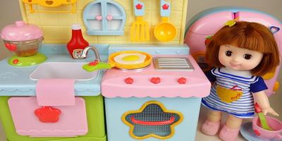 Toy Pudding Baby Doll Cooking Toys اسکرین شاٹ 1