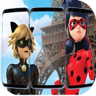 Cool Miraculous Ladybug & Cat  Super  Wallpaper HD icône