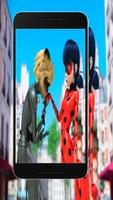 برنامه‌نما Cool Miraculous Ladybug & Cat  Super  Wallpaper HD عکس از صفحه