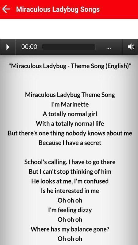 Miraculous Ladybug Songs For Android Apk Download