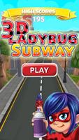 🐞 3D Ladybug Subway Adventure পোস্টার