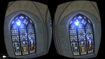 Cathédrale gothique VR Affiche