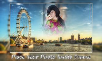 London Photo Frame Affiche