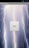 Thunderstorm sound-poster