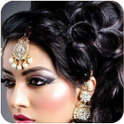 indian hair styler app women icône
