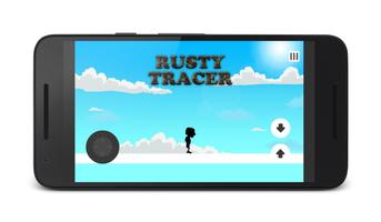 Rusty Tracer 2D Adventure Game plakat