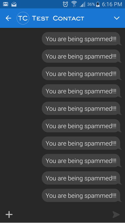 SMS Spammer screenshot 1