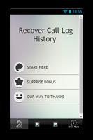 Recover Call Log History Guide پوسٹر