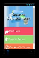 Recover Deleted Items Guide Affiche