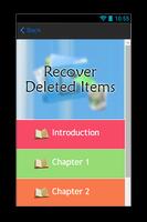 Recover Deleted Items Guide captura de pantalla 1