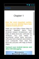 Recover Deleted Items Guide captura de pantalla 2