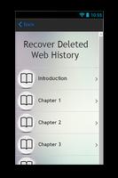 Recover Delete Web History Tip স্ক্রিনশট 1