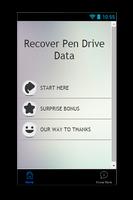 Recover Pen Drive Data Guide โปสเตอร์