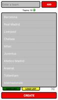 League Table Creator اسکرین شاٹ 1