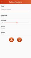 Talking Ringtone capture d'écran 1