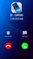 Fake call s8 پوسٹر