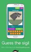 Guess the Game of Thrones sigil পোস্টার