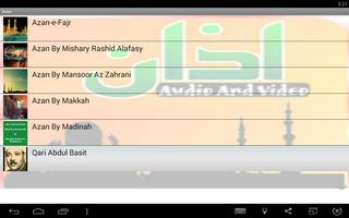 Azaan Audio / Videos capture d'écran 3