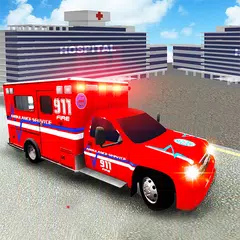 Game City Ambulance Condução & Rescue Mission 2017