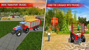 Grand Traktor Cargo Transport Farming Simulator 3D-poster