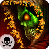 Ghost Skull Fire Hero Rider - City Rescue Mission icon