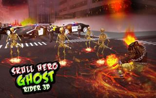 Fantôme Fire Skull Hero Rider -sauvetage Mission Affiche