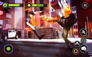 Ghost Skull Fire Hero 2024 captura de pantalla 1