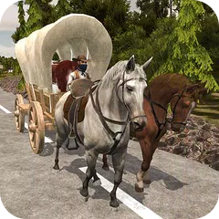Farming Horse Carriage Transport Simulator 2021