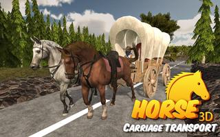 Pertanian Kereta Kuda Transportasi Simulator 2018 poster