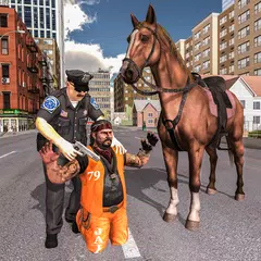 Descargar APK de 3D Policía NY caballo de Chase City VS escape