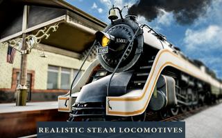 Train pilote Pro 2018 3D - Train Racing Simulator Affiche
