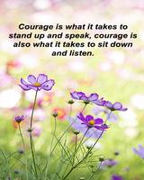 Courage & Strength Quotes captura de pantalla 2