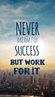 Inspiring Success Quotes Cartaz