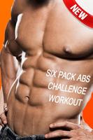 Six Pack Abs Challenge Workout for men and women Affiche